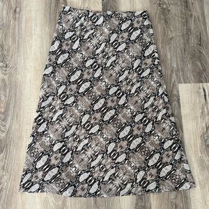 Peyton Jensen python print skirt medium free shipping